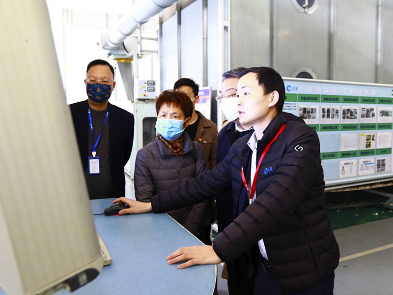  安徽省纺织行业协会到旋乐吧科技调研走访 