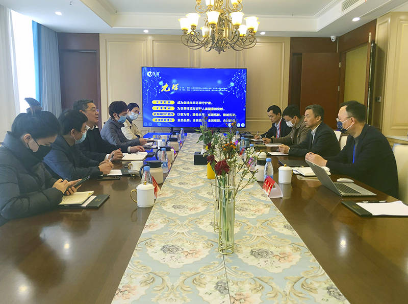  安徽省纺织行业协会到旋乐吧科技调研走访 